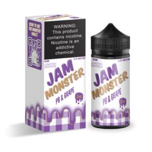JAM MONSTER PB & GRAPE 3MG