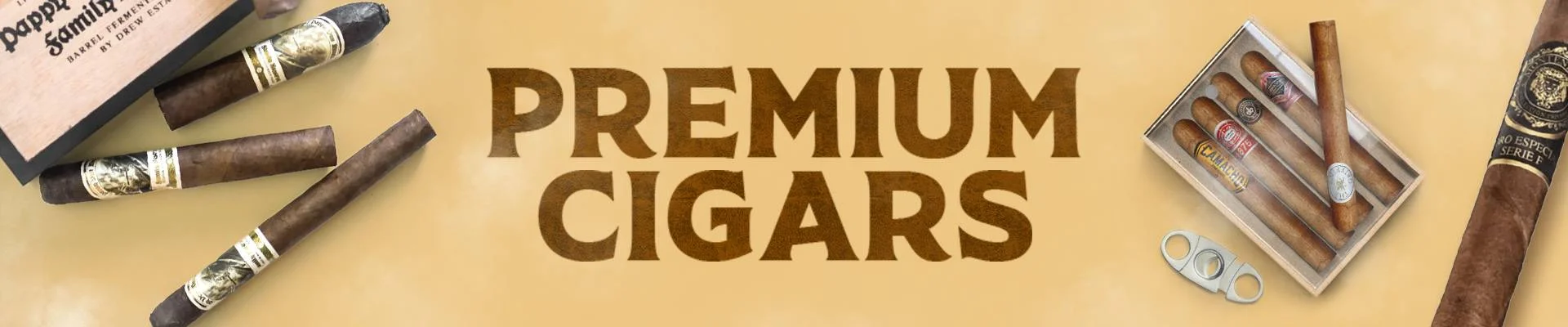 Premium Cigar Collection Banner – Crown Distro