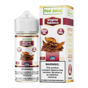 POD JUICE VIRGINIA TOBACCO 0MG - 100ML