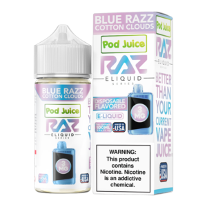 RAZ X POD JUICE BLUE RAZZ COTTON CLOUDS 3MG - 100ML
