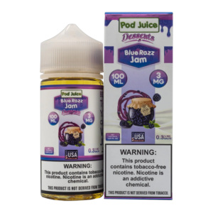 POD JUICE BLUE RAZZ JAM 12MG - 100ML