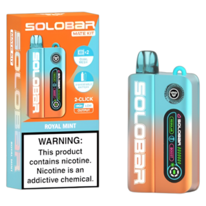SOLOBAR MATE 35K PUFF EN KIT DISPOSABLE ROYAL MINT 5CT