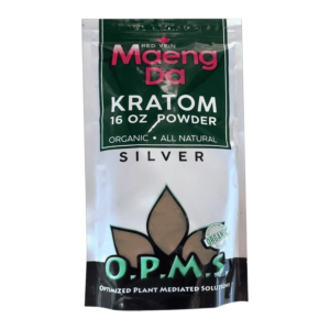 OPMS SILVER RED VEIN MAENG DA 16 OZ POWDER BAG