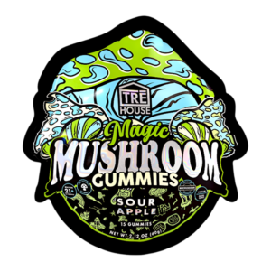 TRE HOUSE MAGIC MUSHROOM GUMMIES (SOUR APPLE)