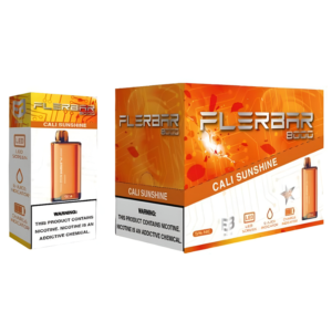 FLERBAR 8000PUFF DISPOSABLE CALI SUNSHINE - PACK OF 10