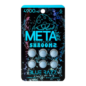 META SHROOMZ TABZ 4900MG 6PK BLUE RAZZ