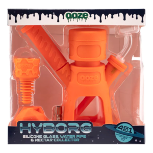 OOZE HYBORG WATER PIPE - ORANGE BURST(4 IN 1)