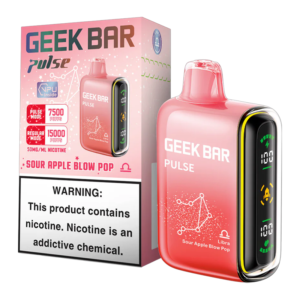 GEEK BAR PULSE 15K SOUR APPLE BLOW POP/B-BRUST