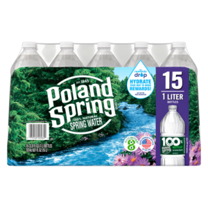 POLAND SPRING WATER 1L/15CT