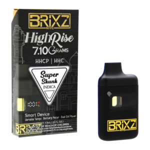 BRIXZ NYC HIGH RISE 7.10GM HHCP HHC DISPOSABLE SUPER SKUNK (INDICA) -BOX OF 5