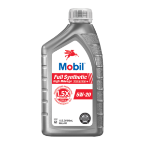 MOBIL FULL SYNTHETIC HIGH MILEAGE 1 QT 5W-20