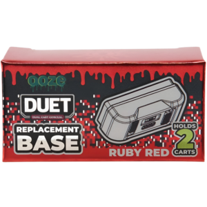 OOZE DUET 510 BATTERY REPLACEMENT BASE - RUBY RED