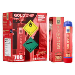 GOLD WHIP CREAM TANK 700G STRAWBERRY (6PC)