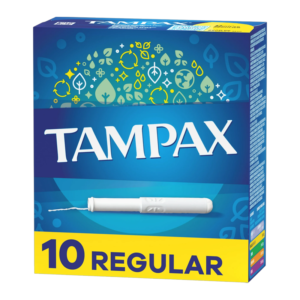 TAMPAX REG YELLOW (10CT)