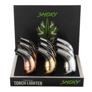 SMOXY  TORCH LIGHTER CURVE 9CT (ST101)