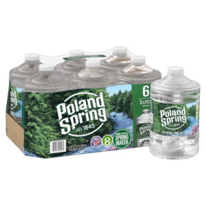 POLAND SPRING CLEAR WATER 3L/6CT