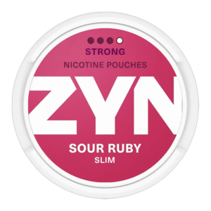 ZYN SLIM NICOTINE POUCHES SOUR RUBY 11MG (5CT) SW