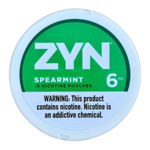 ZYN NICOTINE POUCHES SPEARMINT 6MG (5CT)