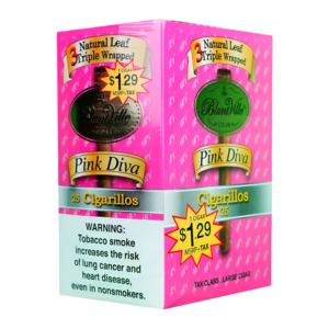 BLUNTVILLE CIGRALLO 1.29 PINK DIVA 25CT