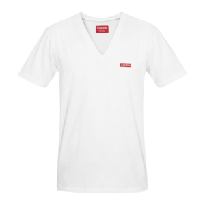 TSHIRT V NECK WHITE