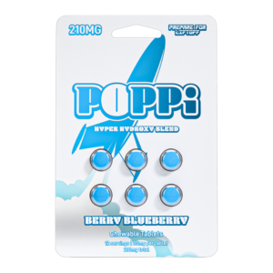 POPPI HYDROXY 210MG (BERRY BLUEBERRY)