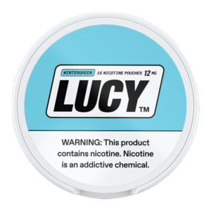 LUCY NICOTINE POUCHES 12MG WINTERGREEN -PACK OF 5