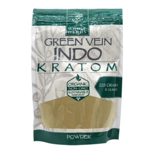 WHOLE HERBS GREEN VEIN INDO 8OZ 225GM POWDER BAG