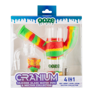 OOZE CRANIUM WATER PIPE - RASTA