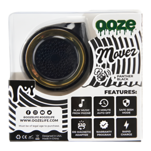 OOZE MOVEZ WIRELESS SPEAKER VAPE BATTERY - PANTHER BLACK