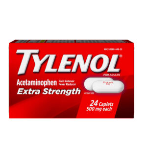 TYLENOL REG EXTRA STRENGTH CAPLETS (24CT)