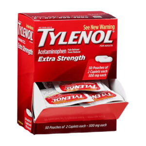 TYLENOL REG EXTRA STRENTH POUCHES (50CT)
