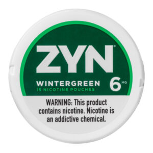 ZYN NICOTINE POUCHES WINTERGREEN 6MG (5CT)