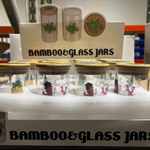 BAMBOO & GLASS JAR 24850