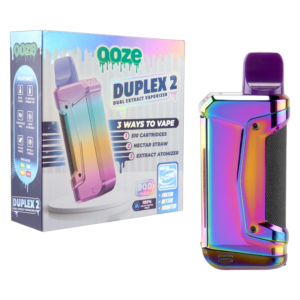 OOZE DUPLEX 2 DUAL EXTRACT VAPORIZER RAINBOW