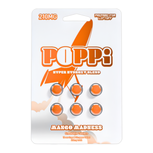 POPPI HYDROXY 210MG (MANGO MADNESS)