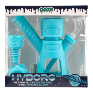 OOZE HYBORG WATER PIPE - AQUA TEAL (4 IN 1)