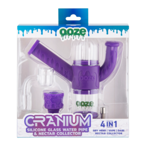 OOZE CRANIUM WATER PIPE - ULTRA PURPLE