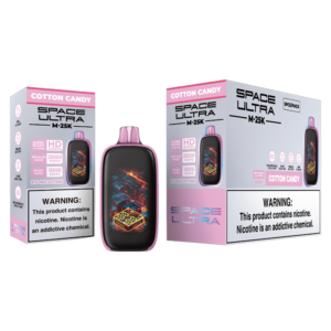 SPACE ULTRA DISPOSABLE M-25K COTTON CANDY 5% - PACK OF 5