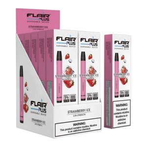 FLAIR PLUS STRAWBERRY ICE 10CT