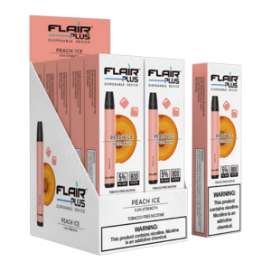 FLAIR PLUS PEACH ICE 10CT