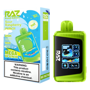 RAZ DC 25K PUNCH ED SOUR RASPBERRY PUNCH 5CT