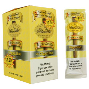 BLUNTVILLE CIGRALLO TRIPLE 1.29 VANILLA 25CT