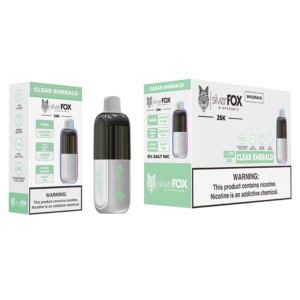 SILVER FOX DISPOSABLE 25K 5CT CLEAR EMERALD