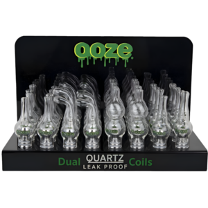 OOZE GLOBE + DUAL QUARTZ COILS DISPLAY - 32CT