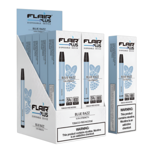 FLAIR PLUS BLUE RAZ 10CT