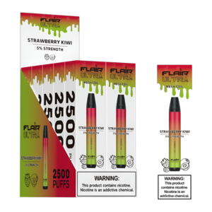 FLAIR ULTRA 25K STRAWBERRY KIWI 10CT