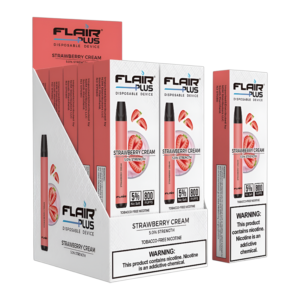 FLAIR PLUS STRAWBERRY CREAM 10CT