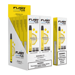 FLAIR PLUS BANANA ICE 10CT