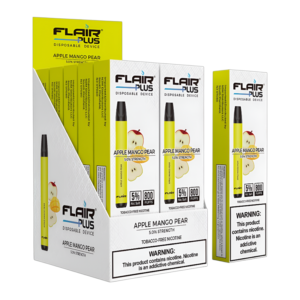 FLAIR PLUS APPLE PEAR MANGO 10CT