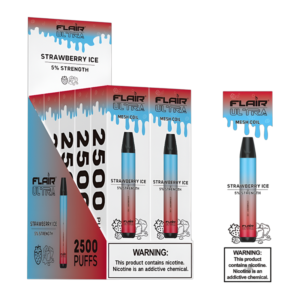 FLAIR ULTRA 25K STRAWBERRY ICE 10CT